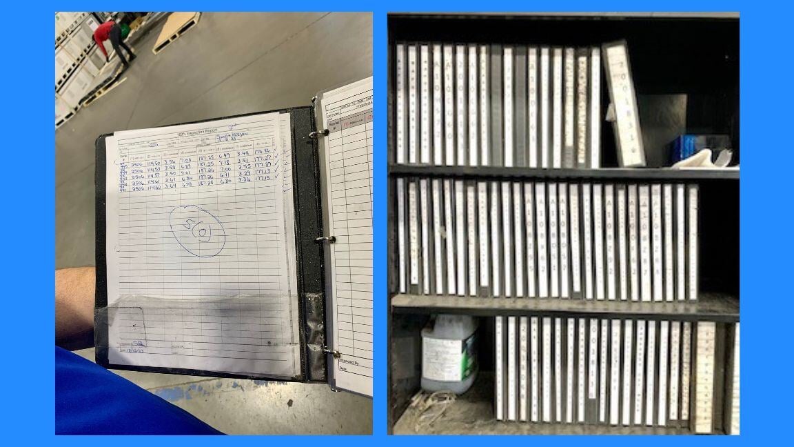 Shop floor data before PICO