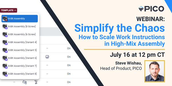 Learn how to scale work instructions in high-mix assembly with PICO