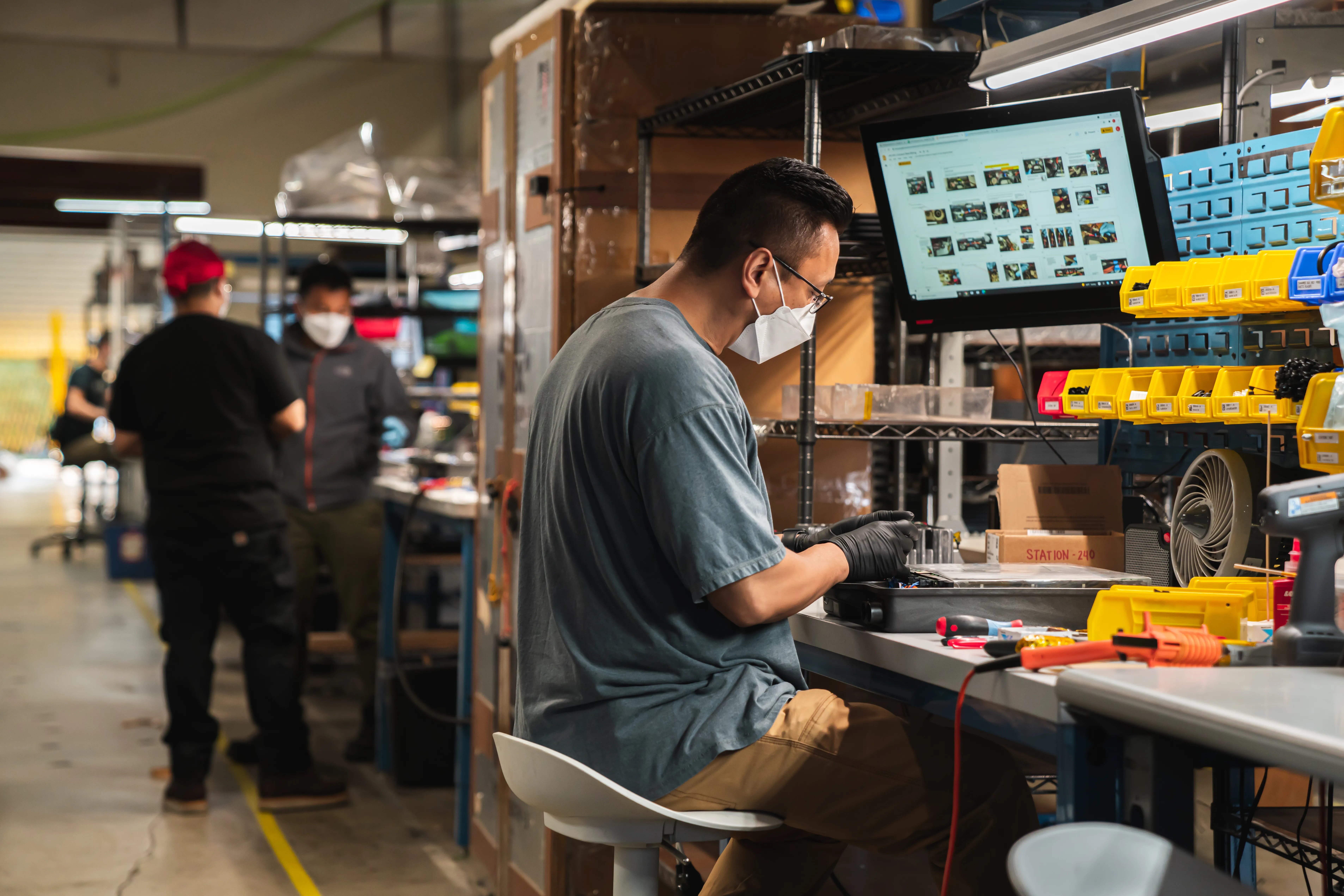 Operator at Lithos Energy follows PICO's worker guidance for error-proofing