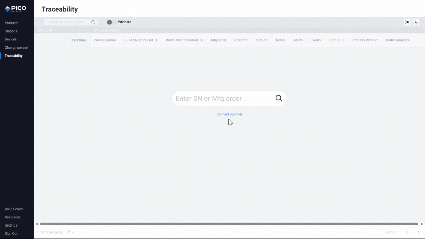PICO traceability is fast and easy to use